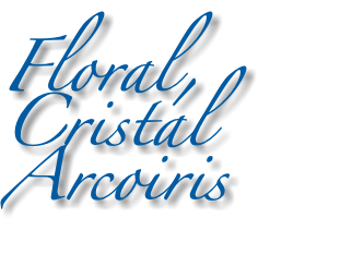  Floral, Cristal Arcoiris 